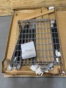 lot 92 image: HUSKY 42 in. H x 96 in. W x 32 in. D Adjustable Height Ceiling Mount Garage Rack