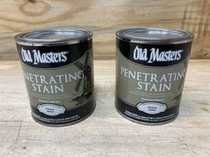 lot 97 image: OLD MASTERS Lot of 2-  40304 Cherry Old Masters Traditional Interior Penetrating Stain (1 Qt each)