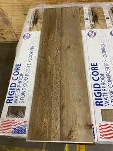 lot 19A image: RIGID CORE Lot of 50 Cases of-  YCW2002-3 Waterproof Vinyl Flooring (1,190 sq. ft.)