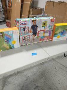 lot 12 image: LITTLE LIKES 3IN 1 SPORT ZONE AND 2 RAINBOW SPRAYING MAT