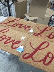 lot 23 image: 4 THRESHOLD DOOR MATS