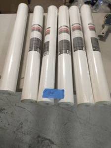 lot 27 image: 6 ROLLS OF Silicone Moisture Barrier 200 sq. ft. 31.5 in. x 76.25 ft. x 6 mil Underlayment for Solid & Engineered Wood Floors & LVP