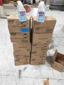 lot 33 image: Purell Advanced Hand Sanitizer, Refreshing Gel, 8 fl oz Hand Sanitizer Counter Top Pump Bottles (Case of 12 PIECES )