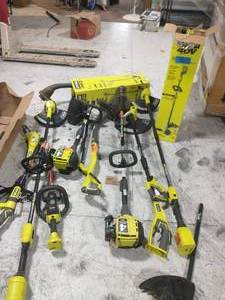 lot 34 image: LOT OF RYOBI TRIMMERS