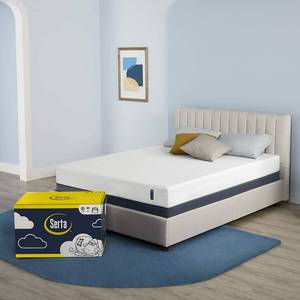 lot 24 image: Serta 7 inch Queen Size Medium-Firm Cooling Gel Memory Foam Mattress Model 500770688-1050