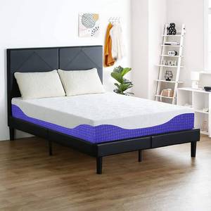 lot 26 image: Novilla 10 inch Queen Size Gel Memory Foam Mattress Model NV0M801-10-Q (Box Damaged Item Appears Undamaged)
