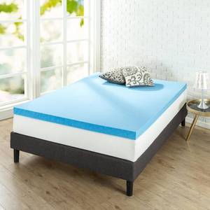 lot 17 image: Zinus 3 in. Twin Medium Standard Gel Memory Foam Mattress Topper Model HD-MGT-300T