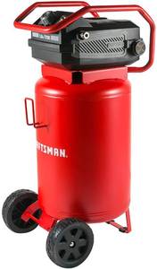 lot 55 image: Craftsman 20 Gallon Air Compressor  Model CMXECXA0232043 (Box Damaged, Item May Have Damage, Not Tested)