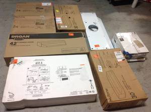 lot 9 image: Lot of assorted Range Hood various modelssizes and conditions see pictures