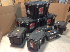 lot 16 image: Lot of assorted Husky mobile Job BoxTool boxes vreview pictures various models and conditions some missing pieces customer returns
