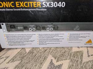 lot 15 image: Sonic Exciter SX3040 Stereo Sound Enhancement Processor