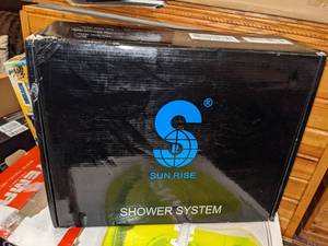 lot 6 image: SR SUN RISE SRSH-D1203 12 Inches Bathroom Luxury Rain Mixer Shower Combo Set Wall Mounted Rainfall Shower Head System