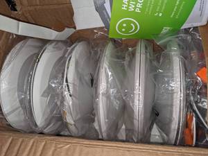lot 97 image: Sunco Lighting 24 Pack 5 Inch  6 Inch Flush Mount Disk LED Downlight