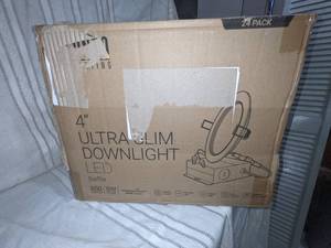 lot 99 image: 4 Ultra Slim Downlight LED