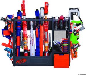 lot 64 image: NERF Elite Blaster Rack