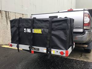 lot 105 image: MAXXHAUL 70209 Hitch Mount Water Resistant Cargo Carrier Bag