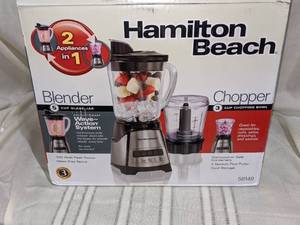 lot 30 image: Hamilton Beach 2 Appliances in 1 Chopper & Blender