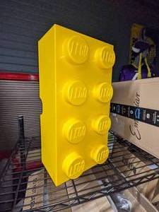 lot 62 image: Bright Yellow Lego Storage Box