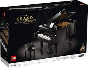 lot 4 image: LEGO Ideas Grand Piano 21323 Model Building Kit, Build Your Own Playable Grand Piano