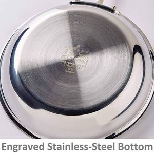 lot 35 image: All-Clad Metalcrafters D3 Stainless Nonstick 8 & 10 Fry Pans