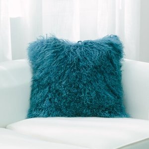 lot 94 image: Design Inspiration Mongolian Lamb Collection Throw Pillow
