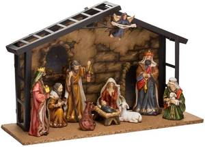 lot 113 image: Kurt Adler Nativity Set
