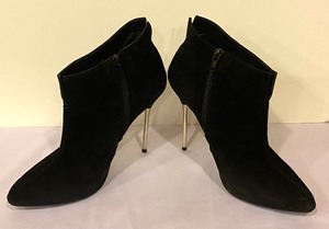 Stuart Weitzman Suede Ankle Spike Heel Boots