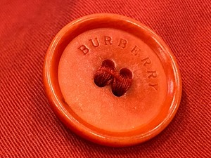 Red Ladies Burberry Coat