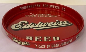 Vintage Edelweiss Beer Tray