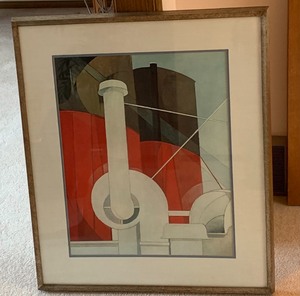 Framed Print Paquebot Paris by Demuth
