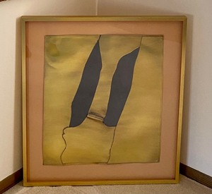 Framed Vintage Collagraph by SICA