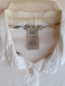 Burberry Button Up 34 Sleeve Shirt