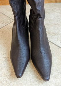 Donald J. Pliner Black Leather Boots
