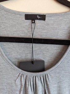 New Ryu Grey Lace Trimmed Dress