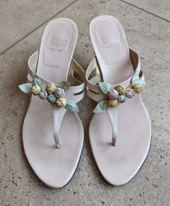 Stuart Weitzman Pastel Leather Sandals
