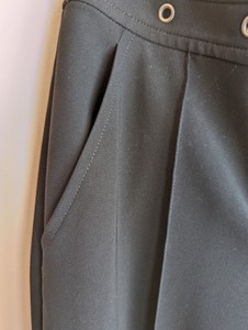 New St. John Black Belted Pants