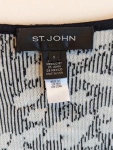 St. John Wool Blend Animal Print Sweater