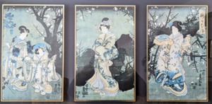 Framed Vintage Japanese Prints
