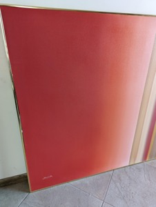 Large Colorful Vintage Painting by Lawson