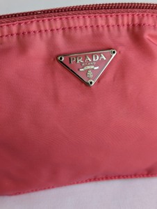 Prada Pink Nylon Cosmetic Pouch