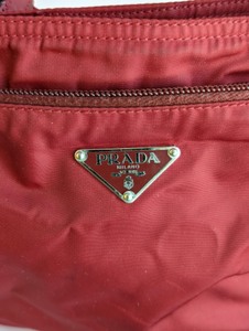 Prada Red Nylon Crossbody Bag