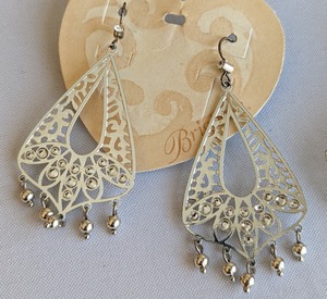 Two Pairs of Brighton Silver Tone Dangle Earrings