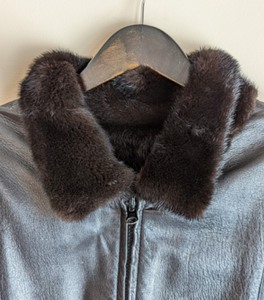 Mens Fur Lined Leather Jacket