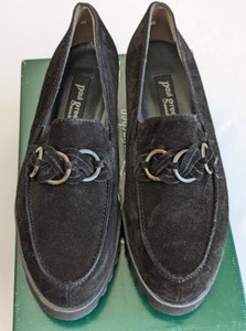 Paul Green Black Suede Loafers