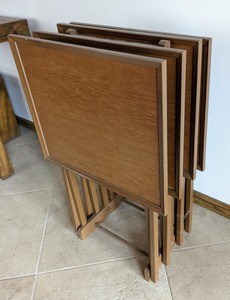 Vintage TV Tray Set