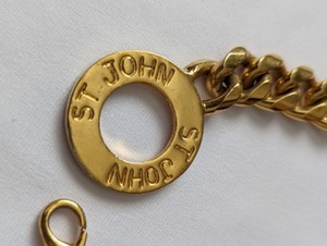 St. John Gold Tone Link Bracelet