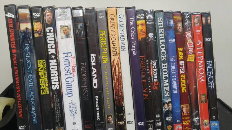 lot 523 image: Previously Viewed DVD Movies (approx. 80)