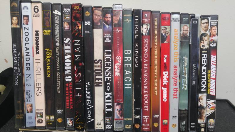 lot 524 image: Previously Viewed DVD Movies (approx. 80)