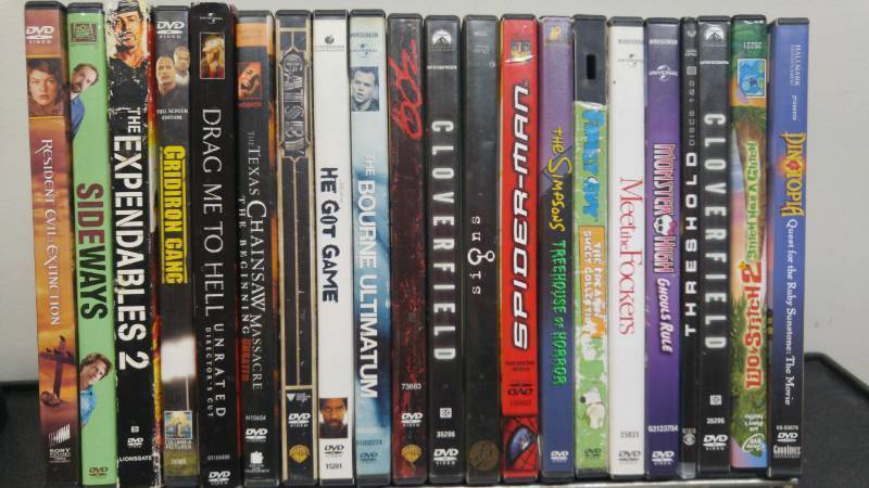 lot 525 image: Previously Viewed DVD Movies (approx. 80)