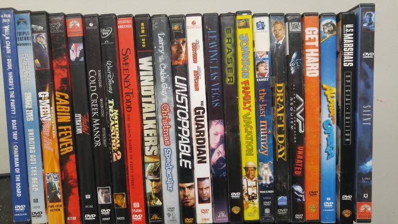 lot 528 image: Previously Viewed DVD Movies (approx. 80)